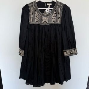 Joie Cappalah Peasant Embroidered Tunic Dress SZ S